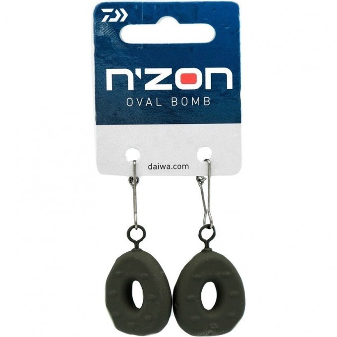 Груз DAIWA N´ZON Oval Bomb 60г 2шт 13368-060 Груз DAIWA N´ZON Oval Bomb 60г 2шт 13368-060
