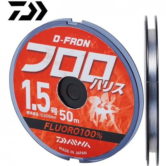 Леска DAIWA D-FRON fluoro harisu 0,37 мм 5,0 40м 07300191 Леска DAIWA D-FRON fluoro harisu 0,37 мм 5,0 40м 07300191