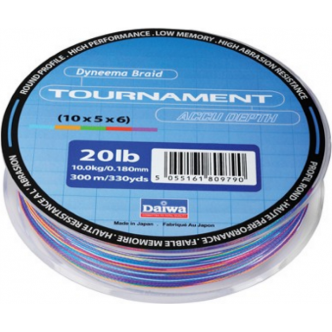 Шнур DAIWA Tournament Accudepth 0,14мм 150м 10lb 14629274 Шнур DAIWA Tournament Accudepth 0,14мм 150м 10lb 14629274