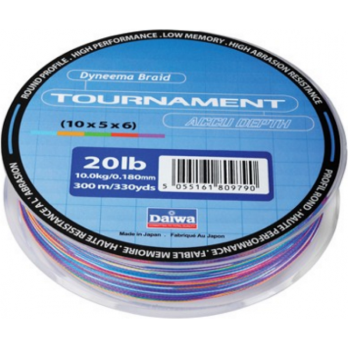 Шнур DAIWA Tournament Accudepth 0,18мм 150м 20lb 14629276 Шнур DAIWA Tournament Accudepth 0,18мм 150м 20lb 14629276